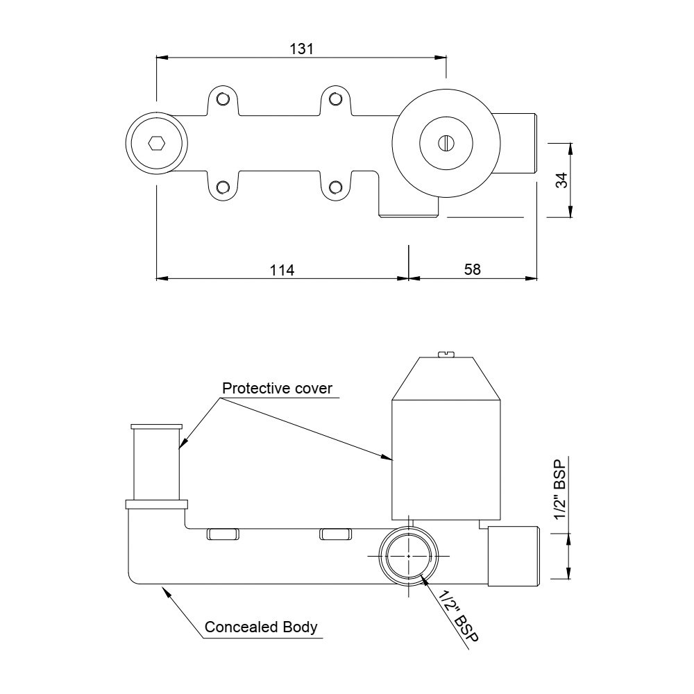 jaquar | allied | concealed body for single lever wall mounted basin mixer jaquar | allied | concealed body for single lever wall mounted basin mixer