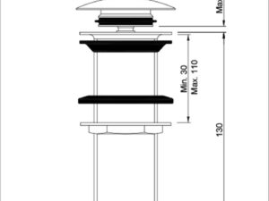 jaquar | allied | click clack waste chrome