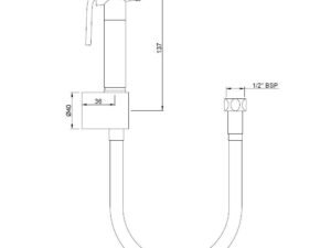 jaquar | allied | hand shower (health faucet)