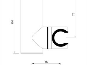 jaquar | bath | premium wall bracket chrome