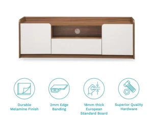 furlenco | fusil engineered wood chest of drawers in slate grey finish (copy)