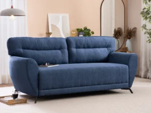 furlenco | ella fabric 3 seater sofa in moroccan blue color (copy)