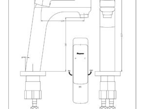 parryware basin faucet quattro tall body basin mixer