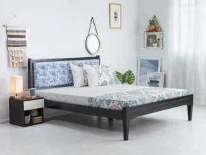 furlenco | mili dvi queen bed damask with 4" premium mattress
