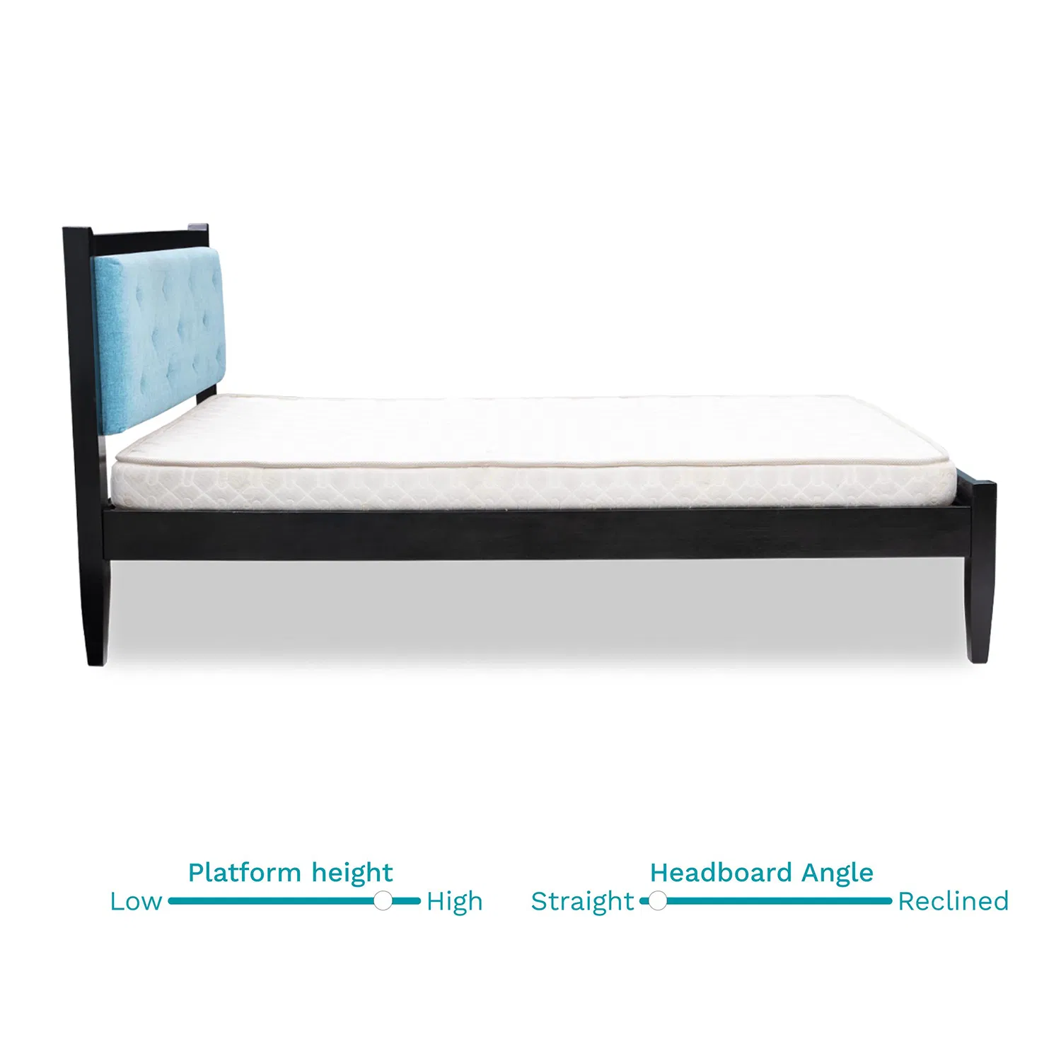 furlenco | mili dvi solid wood queen bed with 4" premium mattress furlenco | mili dvi solid wood queen bed with 4" premium mattress