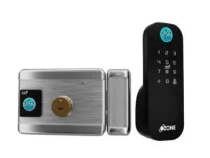 ozone double sided fingerprint rim lock black