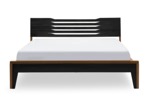 furlenco | pico solid wood queen bed with 6" premium mattress