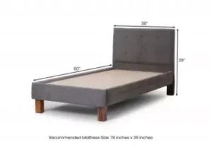 cityfurnish | premium soho upholstered single bed