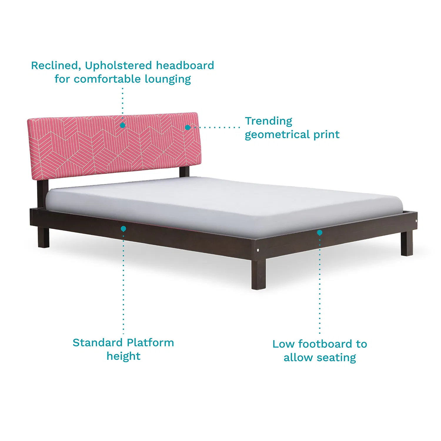 furlenco | bordo solid wood queen bed with 6" premium mattress furlenco | bordo solid wood queen bed with 6" premium mattress