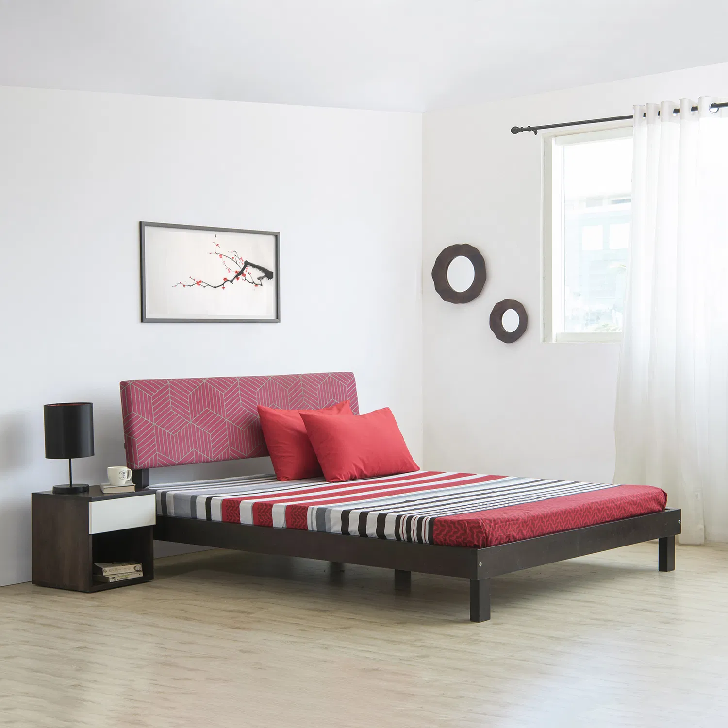 furlenco | bordo solid wood queen bed with 6" premium mattress furlenco | bordo solid wood queen bed with 6" premium mattress
