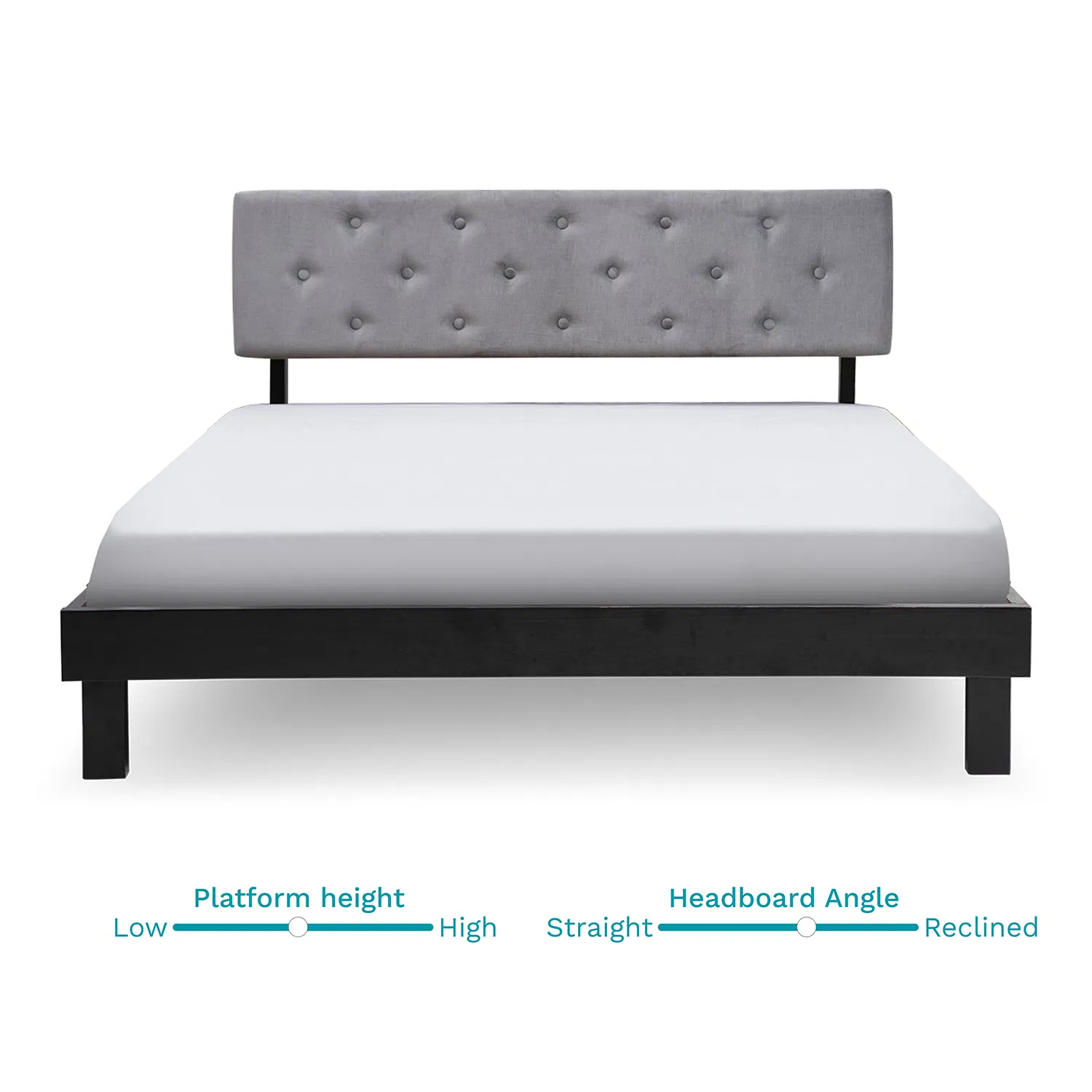 furlenco | crest solid wood queen bed with 6" premium mattress furlenco | crest solid wood queen bed with 6" premium mattress