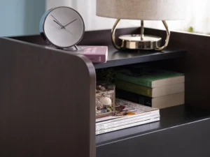 furlenco | bianca engineered wood bedside table in white & walnut finish (copy)