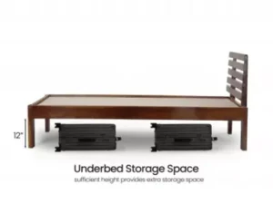 cityfurnish | alexa solid wood single bed ( 78 x 36 inches)