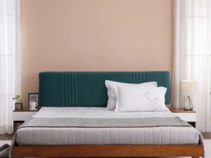 furlenco | blaze solid wood king bed with 6" premium mattress