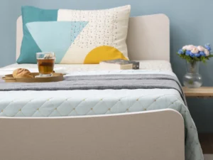 furlenco | allen engineered wood single bed with 6" premium mattress