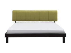 furlenco | heiko solid wood king bed with 6" premium mattress