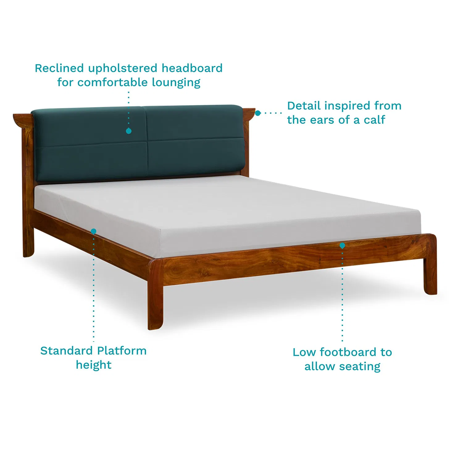 furlenco | vitello solid wood queen bed in timeless teak finish furlenco | vitello solid wood queen bed in timeless teak finish
