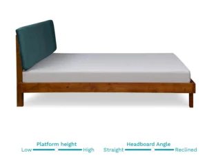 furlenco | allen engineered wood single bed in ivory white finish