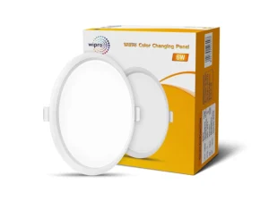 wipro pannel light (downlights) wipro garnet colour changing panel