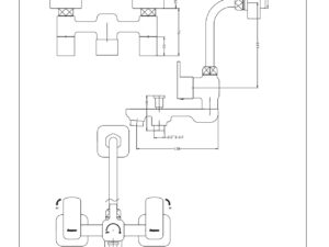 parryware bath quattro wall mixer 3 in 1