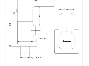 parryware bath quattro angle valve