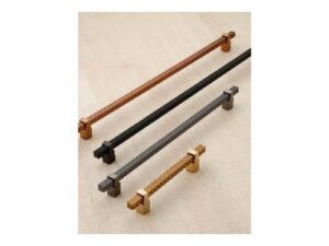 shapes aluminium long wardrobe handles 320mm