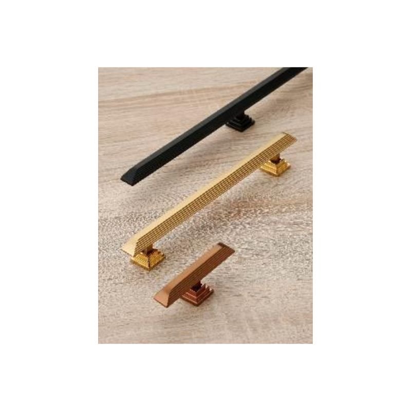 shapes long wardrobe handles black/black matt pvd | brass 8' shapes long wardrobe handles black/black matt pvd | brass 8'