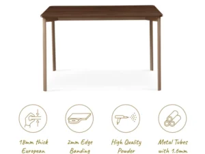 furlenco | drip 4 seater dining set