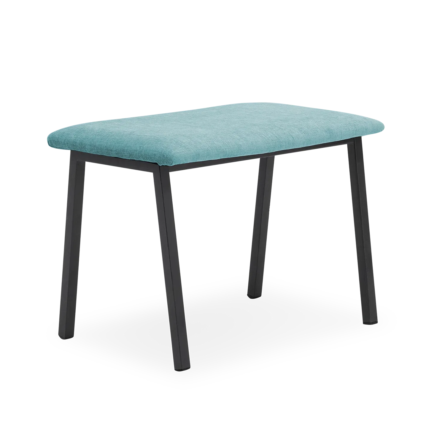 furlenco | mili upholstered dining bench in magic blue color furlenco | mili upholstered dining bench in magic blue color