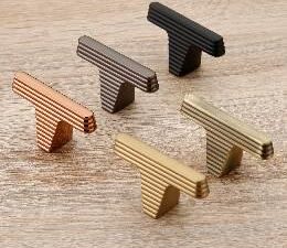 shapes knob zinc & aluminium 40mm