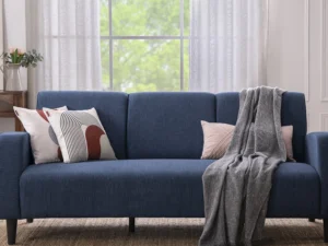 furlenco | noah fabric 3 seater sofa in grace denim color (copy)