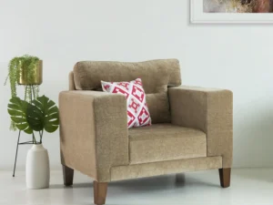 furlenco | maximus fabric 1 seater sofa in teal blue color (copy)