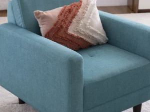 furlenco | oso fabric 1 seater sofa in grey color (copy)