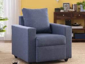 furlenco | noah fabric 1 seater sofa set in turquoise color (copy)
