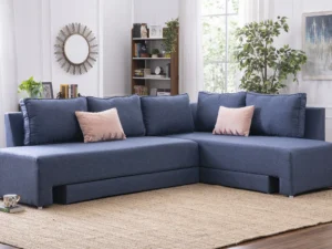 furlenco | optimus velvet sofa cum bed in deep teal color (copy)