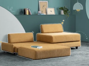 furlenco | lana fabric sofa cum bed in grace grey color (copy)