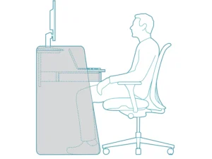 furlenco | moreno engineered wood study table in neo teak finish