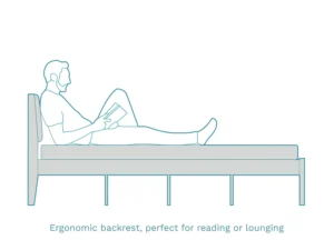 furlenco | haimish engineered wood king bed in lyon walnut with 6 premium mattress