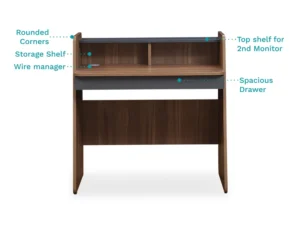 furlenco | moreno study table with gaming chair