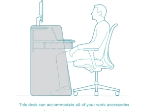 furlenco | moreno study table with gaming chair