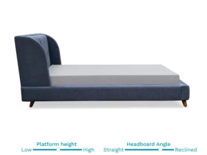 furlenco | abstract energy solid wood queen bed