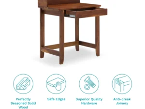 furlenco | ella 3 seater sand beige with nauka workstation