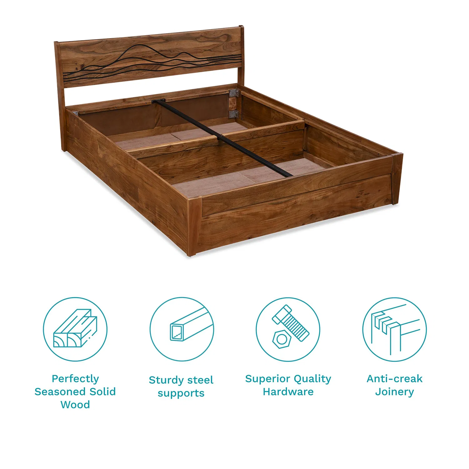furlenco | mojave queen box storage bed with premium 4" mattress furlenco | mojave queen box storage bed with premium 4" mattress