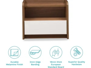 furlenco | bianca bedside table lyon walnut