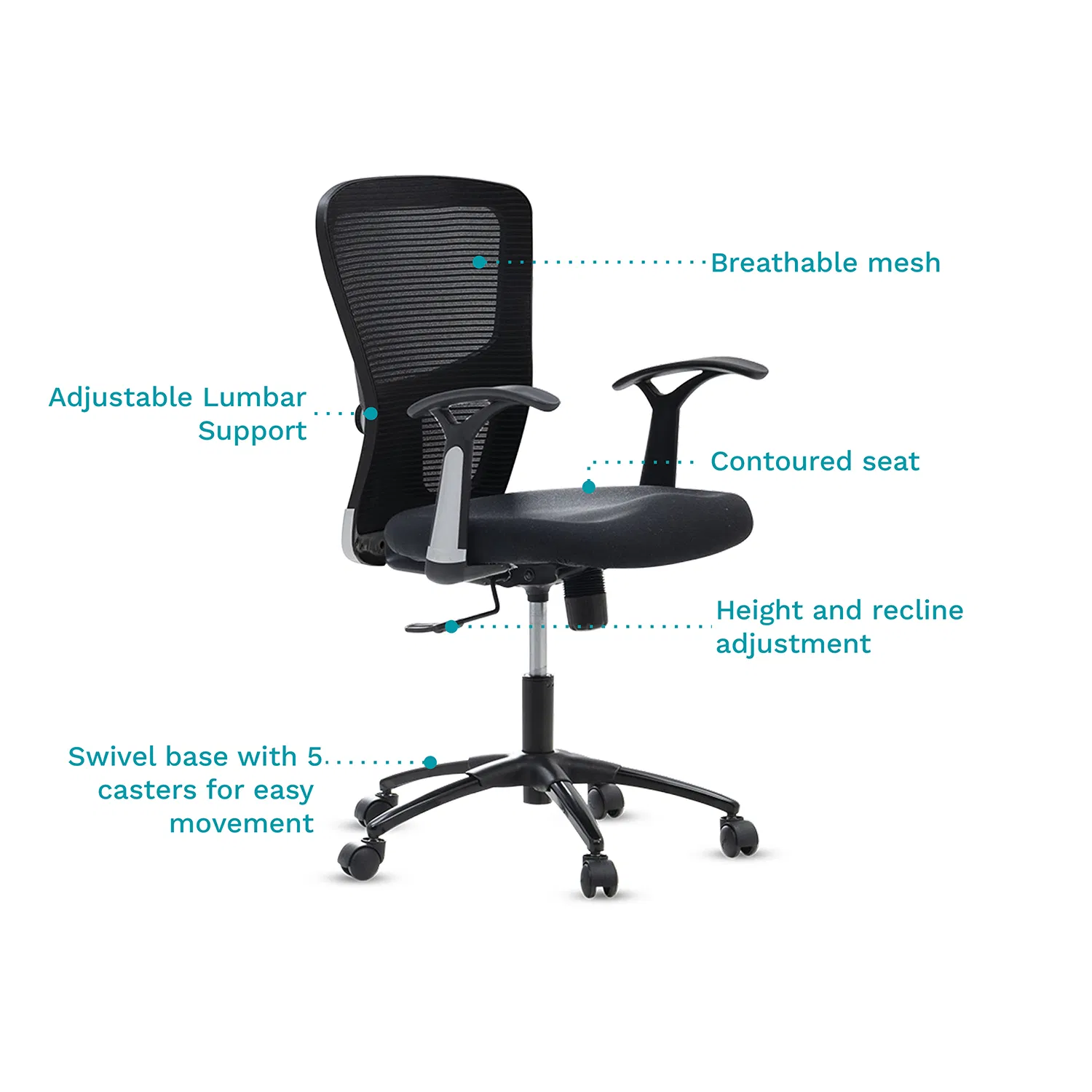 furlenco | dank workstation with crux office chair furlenco | dank workstation with crux office chair