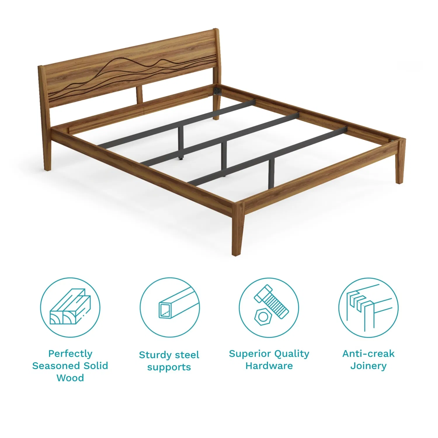 furlenco | mojave king bed, mattress & hugo 3 door wardrobe furlenco | mojave king bed, mattress & hugo 3 door wardrobe