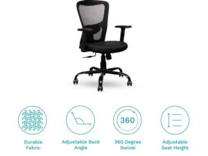 furlenco | lana study table with premium office chair