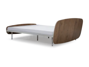 furlenco | blanca queen bed with 6" mattress & bianca bedside table