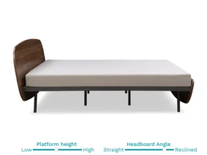 furlenco | haimish king bed, mattress & hako bedside table