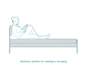 furlenco | dune queen bed, mattress with taki bedside table